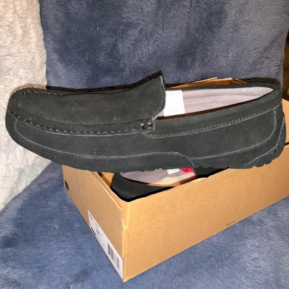 UGG Alder Faux Shearling Lined Suede Slipper (Men) main image 7